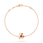 [Demi jewelry]FRIVOLE GOLD FLOWER PINK MALACHITE BRACELET