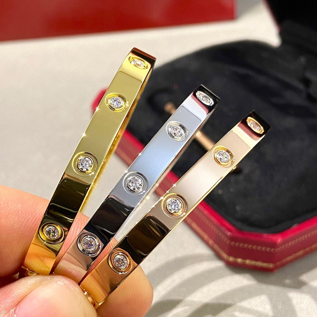 [Demi jewelry]LOVE BRACELET 6.1MM 10 DIAMONDS