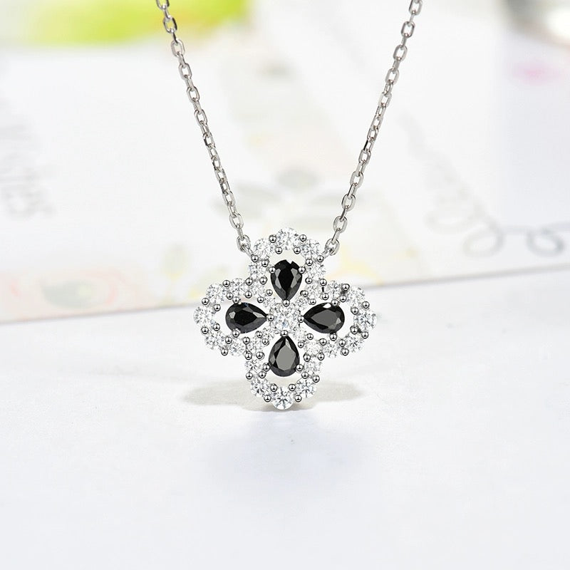 [Demi jewelry]LOOP NECKLACE FULL MOTIF DIAMOND 16MM MULTIPLE COLORS