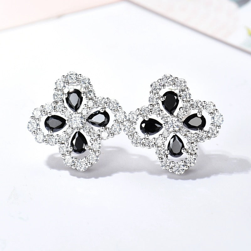 [Demi jewelry]LOOP EARRINGS FULL MOTIF DIAMOND 16MM