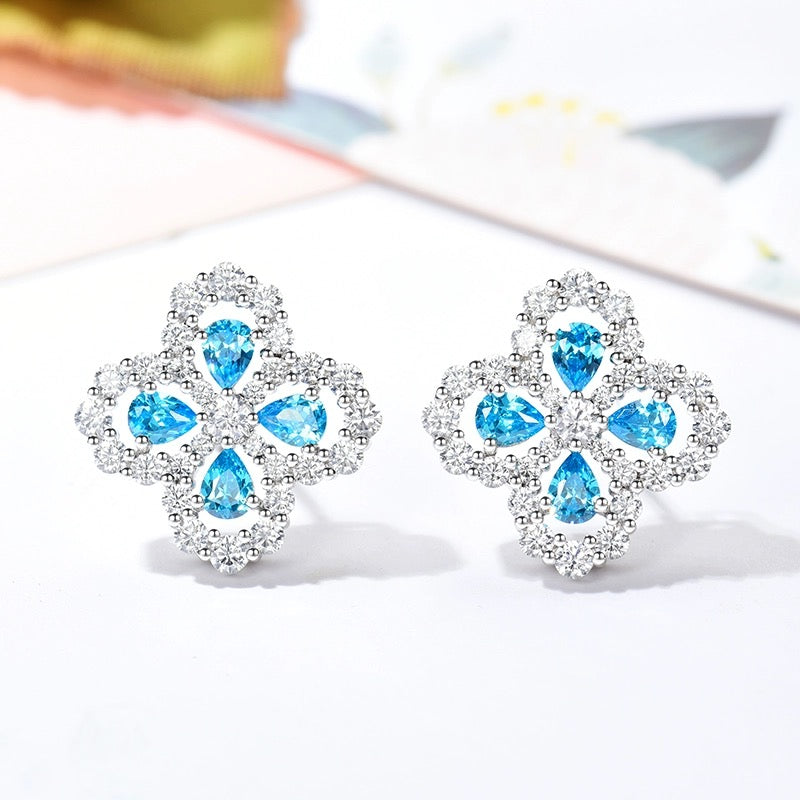 [Demi jewelry]LOOP EARRINGS FULL MOTIF DIAMOND 16MM
