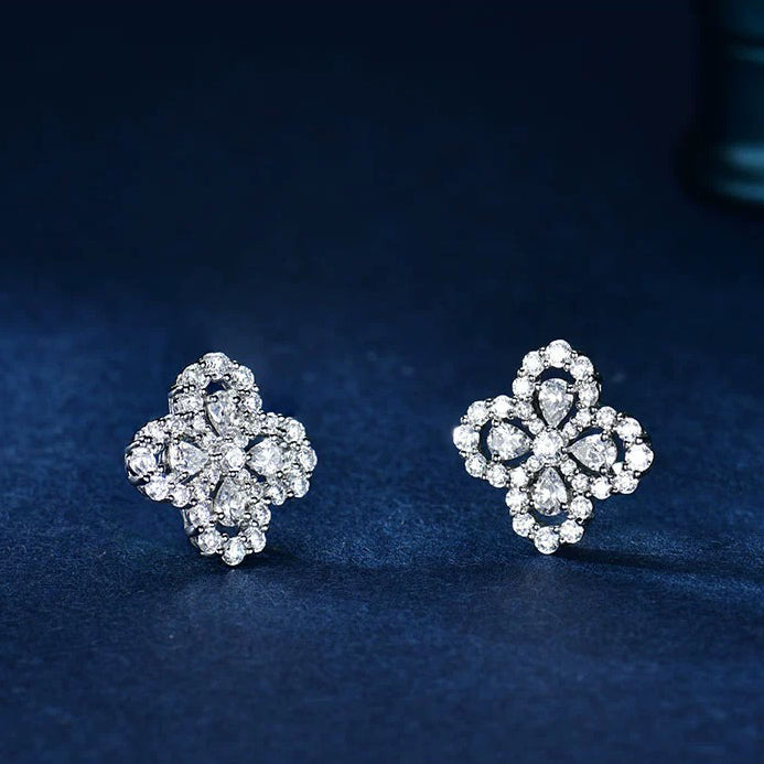 [Demi jewelry]LOOP EARRINGS FULL MOTIF DIAMOND 16MM