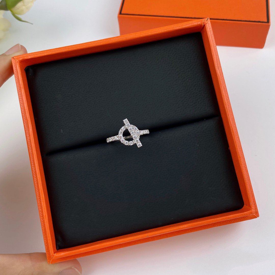 [Demi jewelry]ECHAPPEE RING SILVER DIAMOND