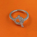 [Demi jewelry]ECHAPPEE RING SILVER DIAMOND