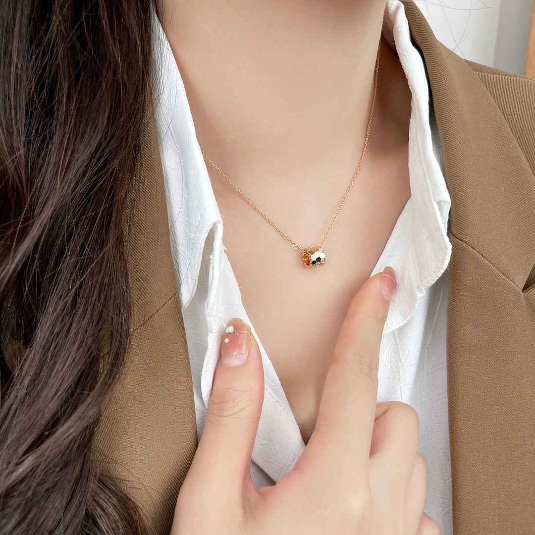 [Demi jewelry]BEE MINI PEDANT DIAMOND NECKLACE