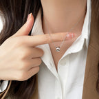 [Demi jewelry]BEE MINI PEDANT DIAMOND NECKLACE