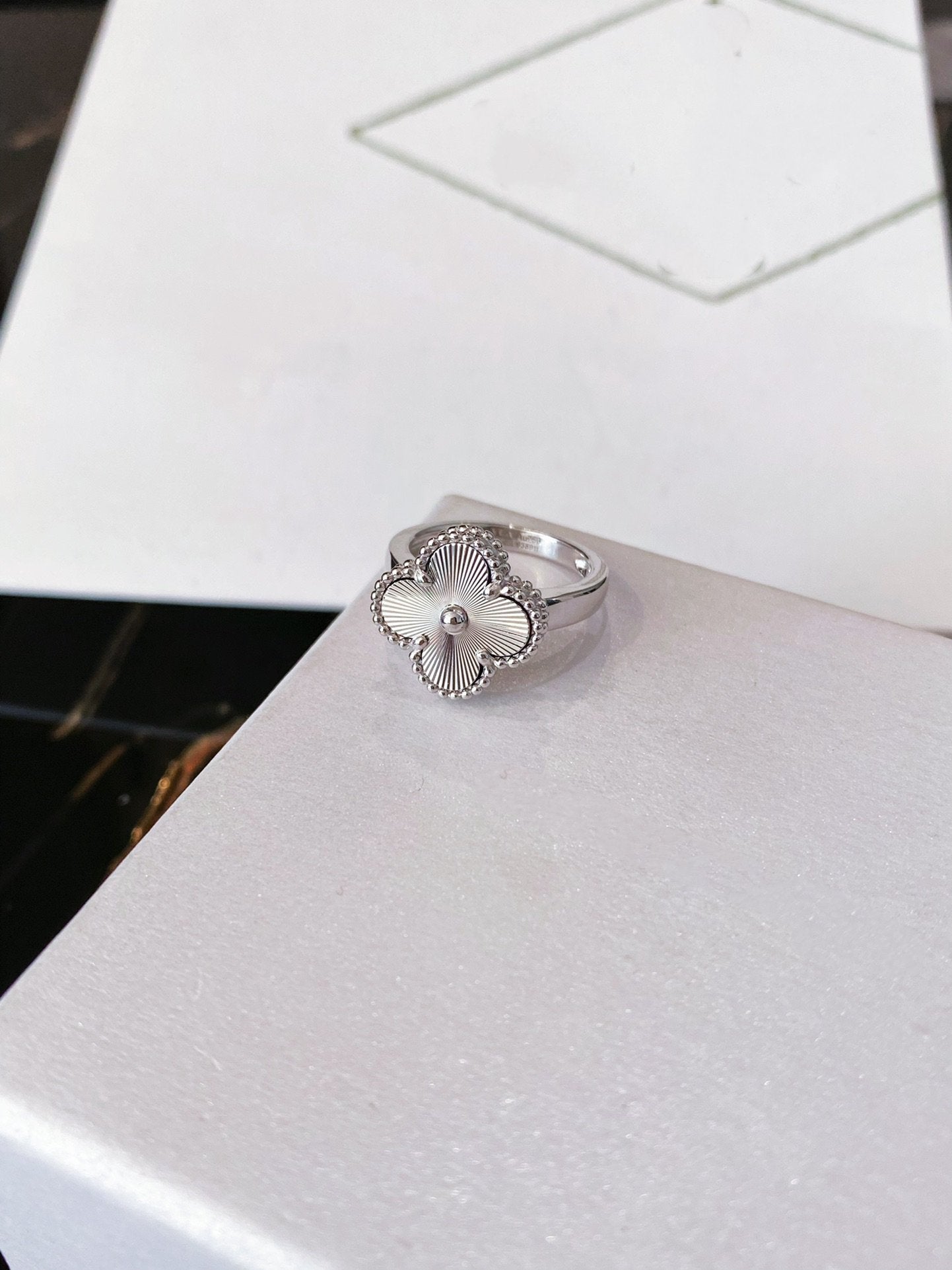 [Demi jewelry]CLOVER SILVER RING