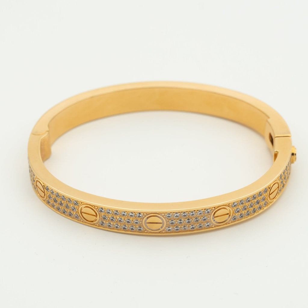 [Demi jewelry]LOVE BRACELET 6.1MM DIAMOND-PAVED