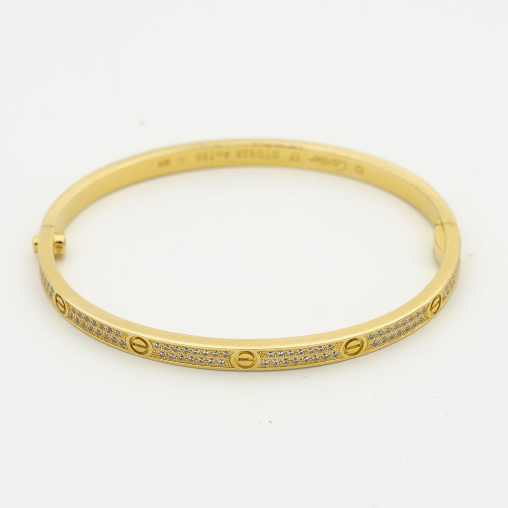 [Demi jewelry]LOVE BRACELET 3.65MM DIAMOND-PAVED