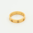 [Demi jewelry]LOVE RING 3.6MM 8 DIAMONDS