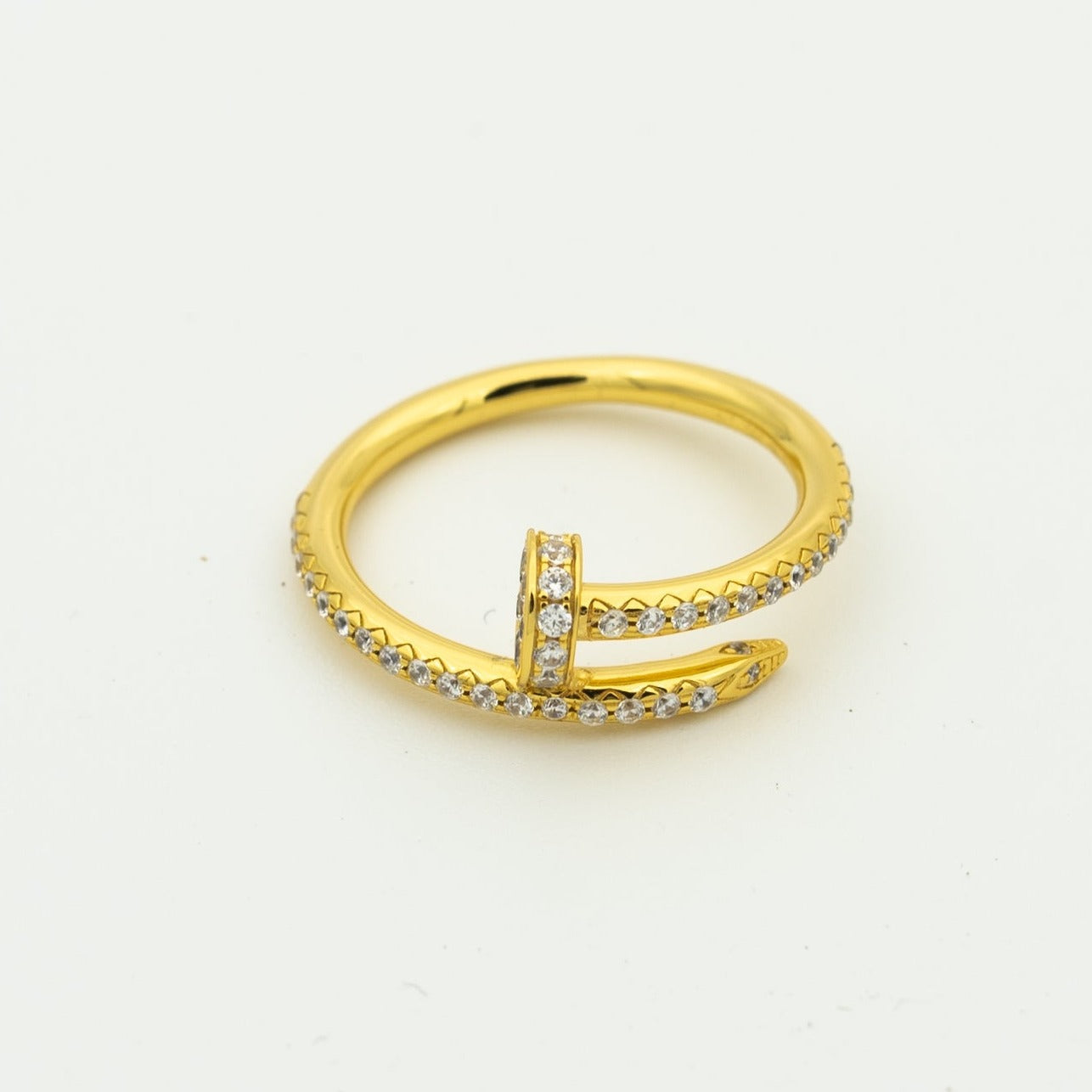 [Demi jewelry]JUSTE RING 1.8MM GOLD DIAMONDS