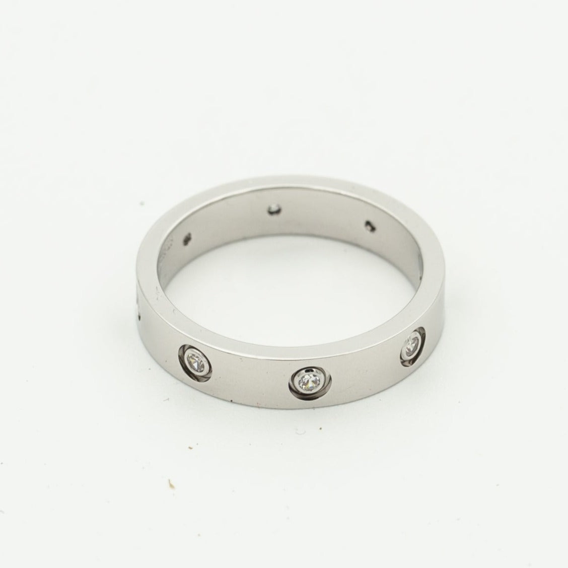 [Demi jewelry]LOVE RING 3.6MM 8 DIAMONDS