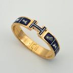 [Demi jewelry]H BRACELET BLUE CERAMIC