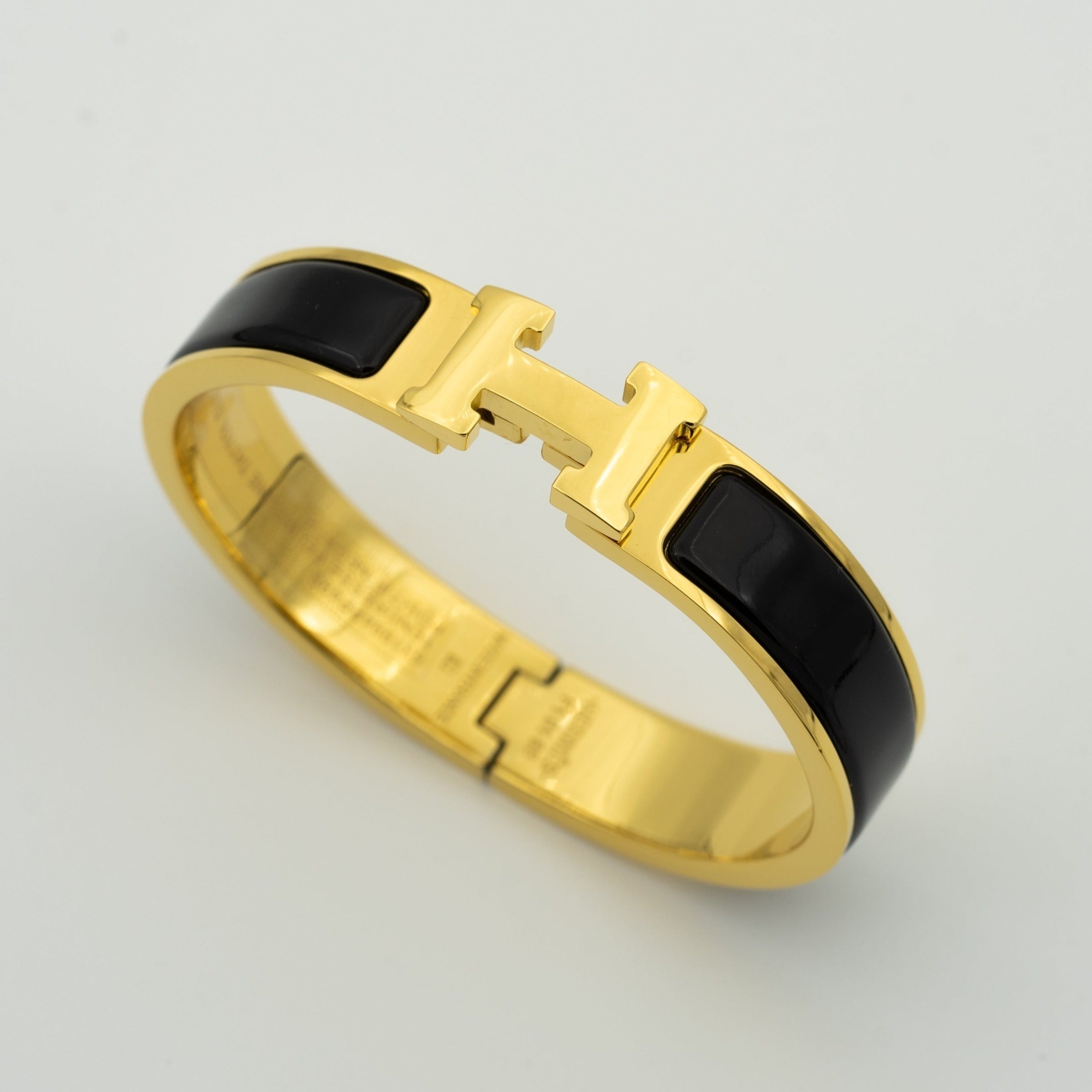 [Demi jewelry]H BLACK BRACELET
