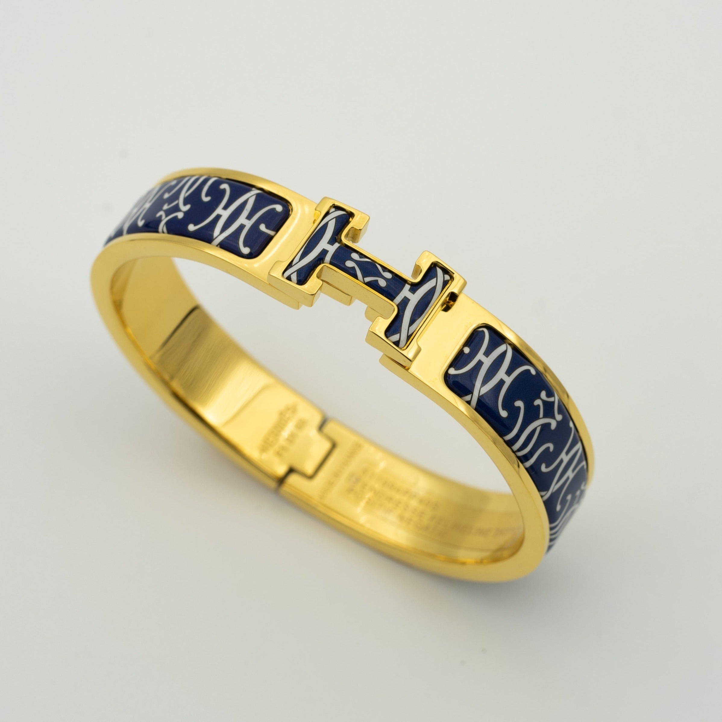 [Demi jewelry]H BRACELET BLACK MULTICOLOR