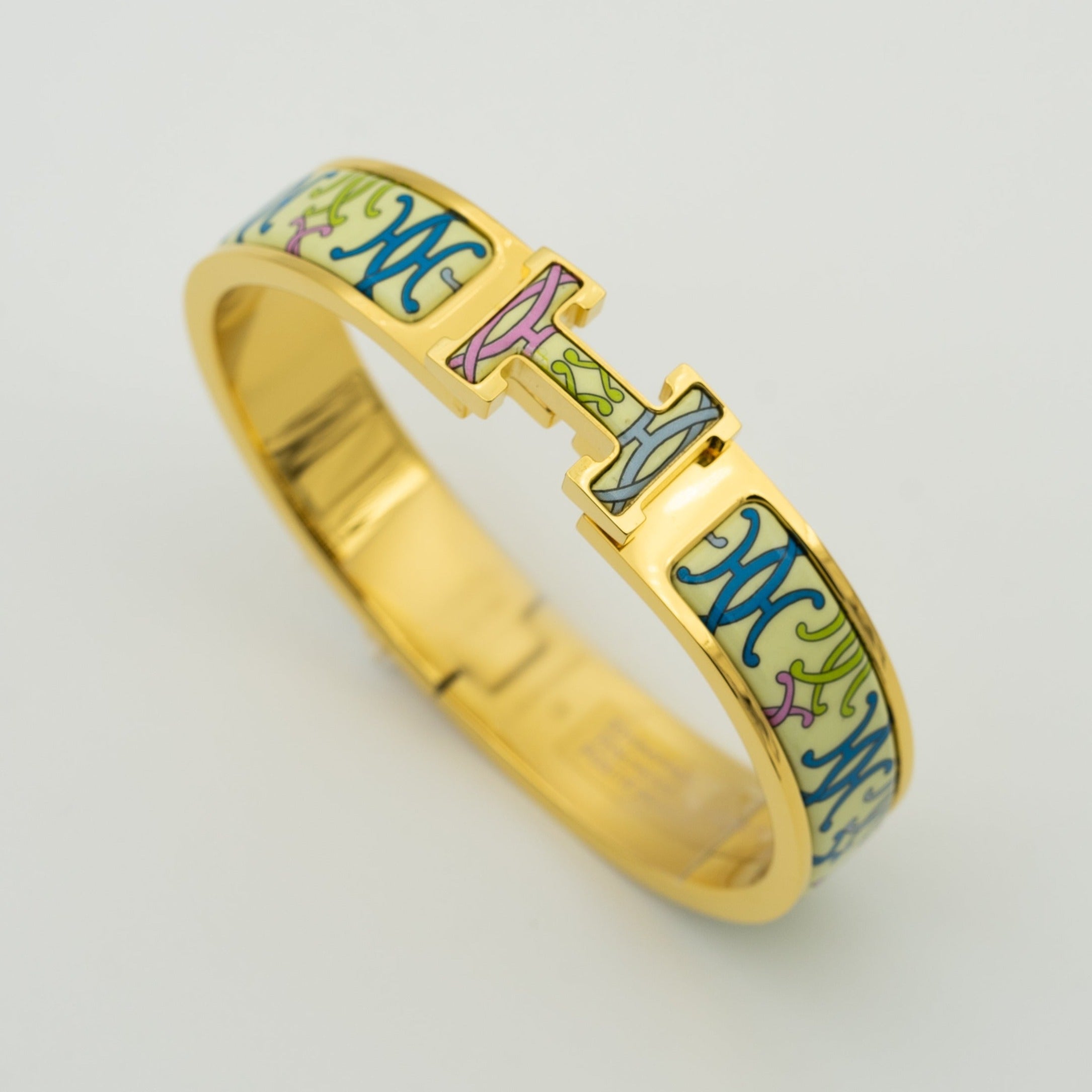 [Demi jewelry]H BRACELET BEIGE MULTICOLOR