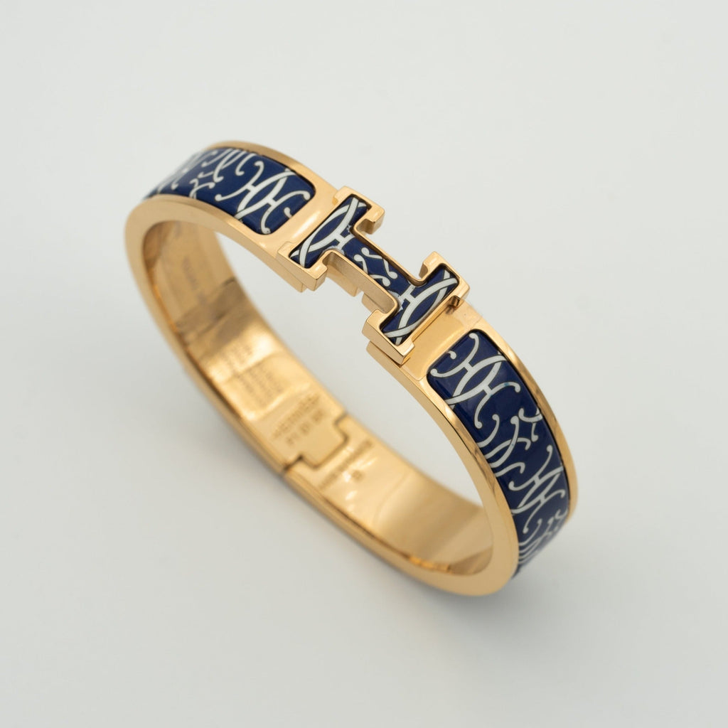 [Demi jewelry]H BRACELET BLACK MULTICOLOR