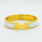 [Demi jewelry]H WHITE BRACELET