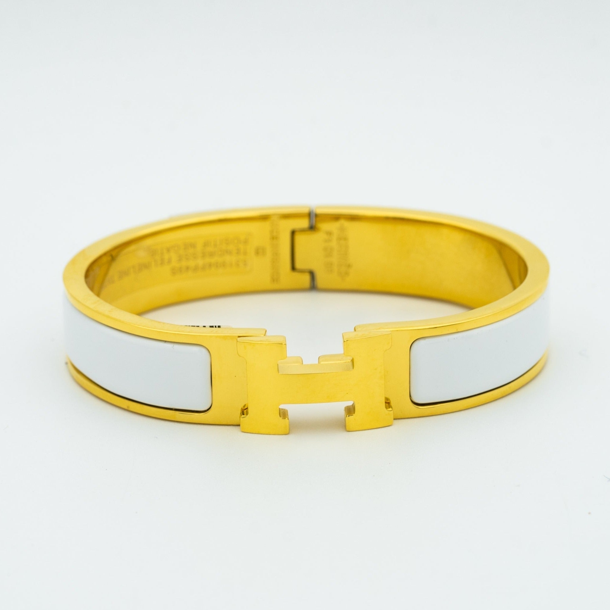 [Demi jewelry]H WHITE BRACELET