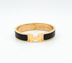 [Demi jewelry]H BLACK BRACELET