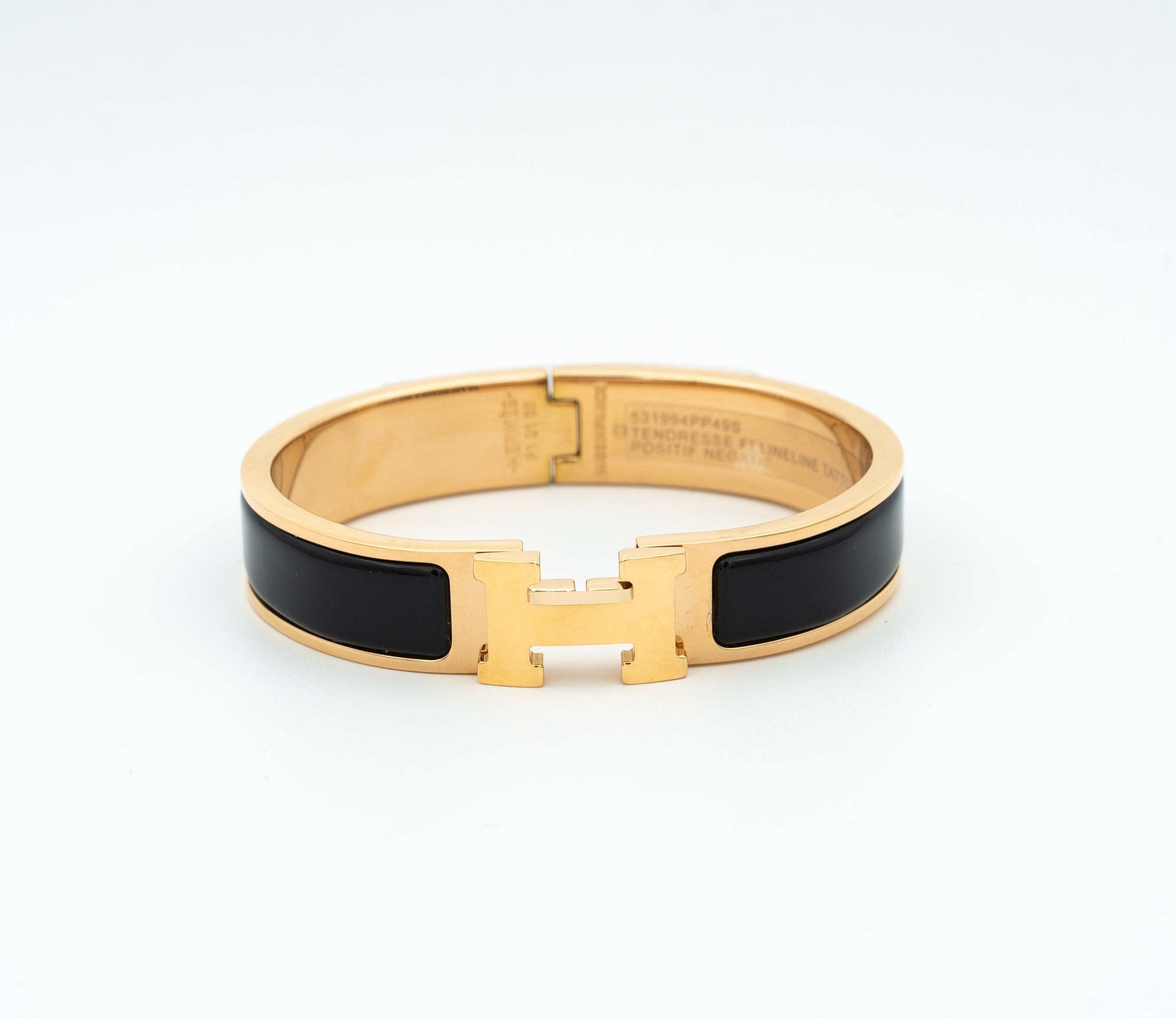 [Demi jewelry]H BLACK BRACELET