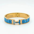[Demi jewelry]H BRACELET BLUE MULTICOLOR