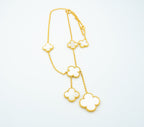 [Demi jewelry]CLOVER MOTHER OF PEARL NECKLACE 6 MOTIF