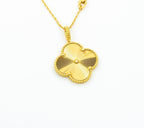 [Demi jewelry]CLOVER 25MM PEDANT NECKLACE GOLD