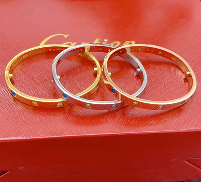 [Mysitc ] 2026 RAINBOW LOVE BRACELET 6.1MM  10 DIAMONDS