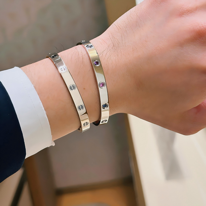 [Mysitc ] 2026 RAINBOW LOVE BRACELET 6.1MM  10 DIAMONDS