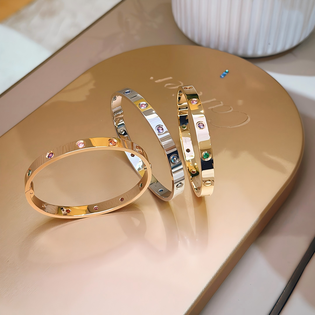 [Mysitc ] 2026 RAINBOW LOVE BRACELET 6.1MM  10 DIAMONDS