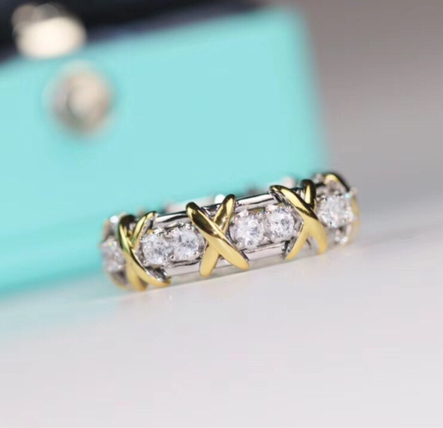 [Demi jewelry]Classic Gold Diamond Ring