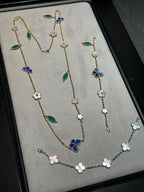 [Demi] 26 NEW CLOVER 15 MOTIFS LUCKY NECKLACE