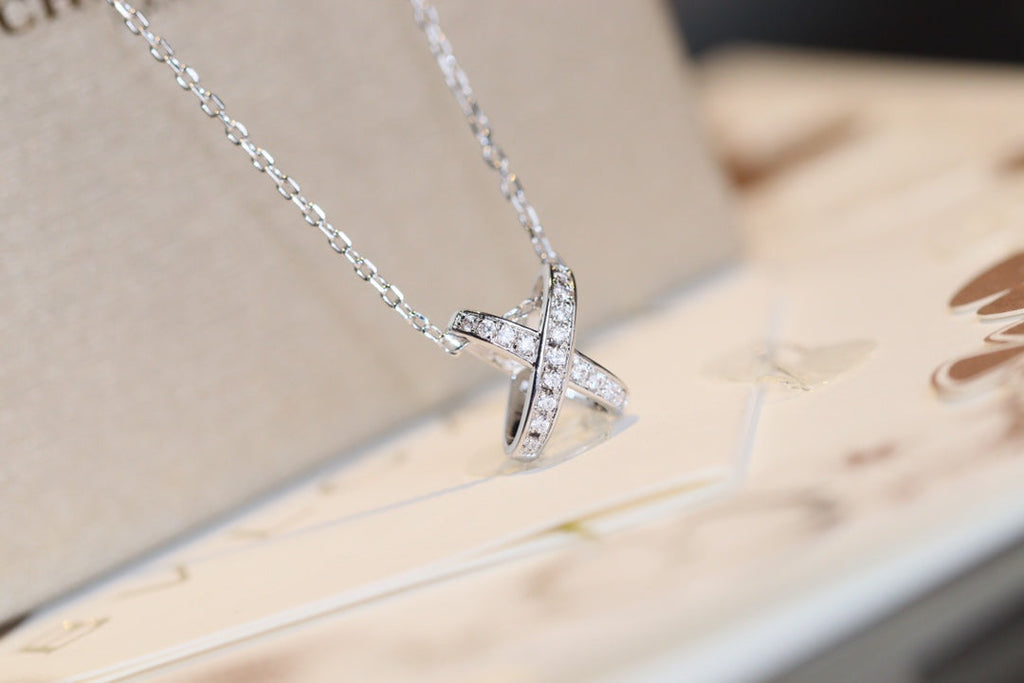 [Demi jewelry]JEUX DE DIAMOND NECKLACE