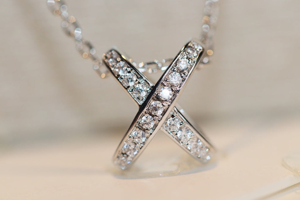 [Demi jewelry]JEUX DE DIAMOND NECKLACE
