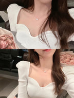 [Demi jewelry]JEUX DE NECKLACE 1 DIAMOND