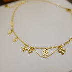 [Demi jewelry]BLOOMING SUPPLE NECKLACE BRASS
