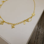 [Demi jewelry]BLOOMING SUPPLE NECKLACE BRASS