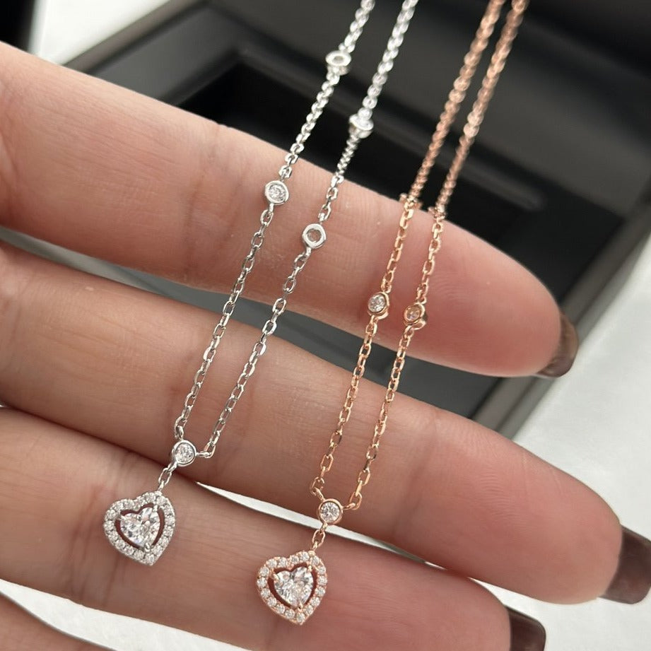 [Mystic ]JOY HEART DIAMOND NECKLACE