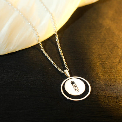 [Mystic ]Mystic MOVE MM SILVER DIAMOND NECKLACE