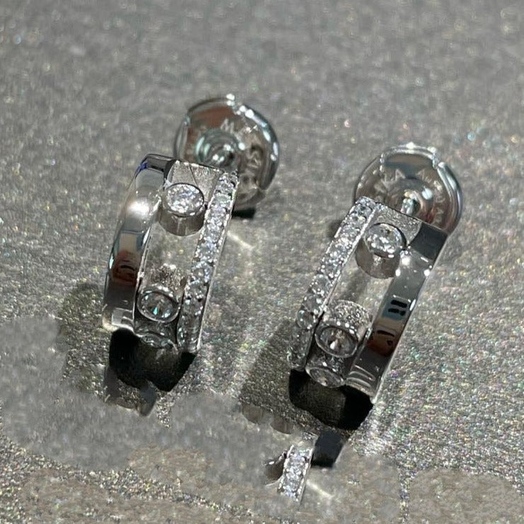 [Mystic ]MOVE ROMANE EARRINGS DIAMOND
