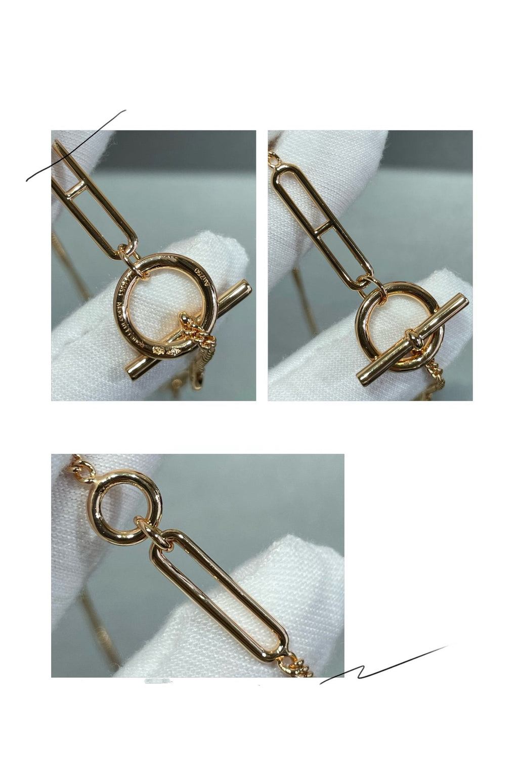 [Demi jewelry]HM STERLING CHAINE D'ANCRE HEART