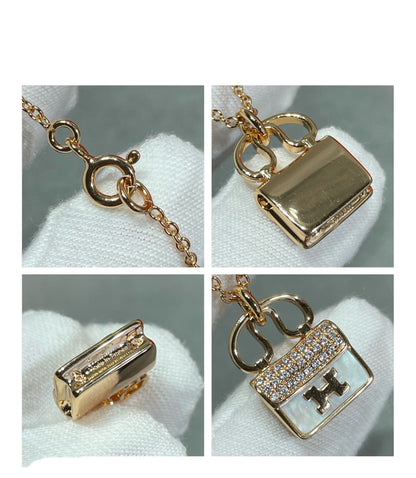 [Mystic]H CIRCE MOISSANITE PENDANT NECKLACE GOLD