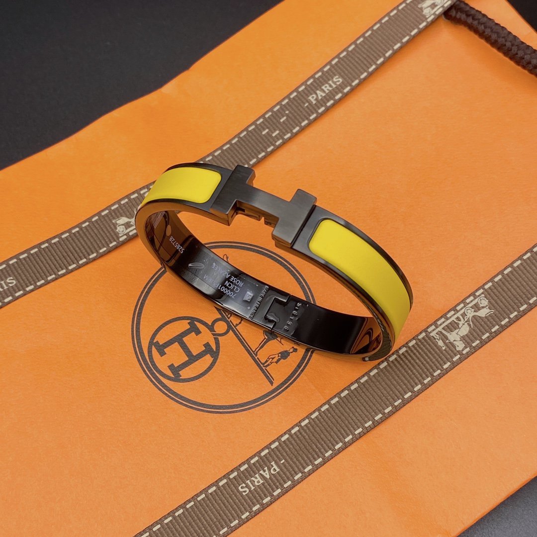 [Mystic]CLIC HM SO BLACK YELLOW BRACELET