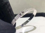 [Demi jewelry]HM KELLY BRACELET IN SILVER AND FULL PAVE DIAMOND