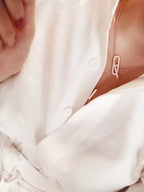 [Demi jewelry]HM FIRE PIG NOSE NECKLACE TRENDY STREET