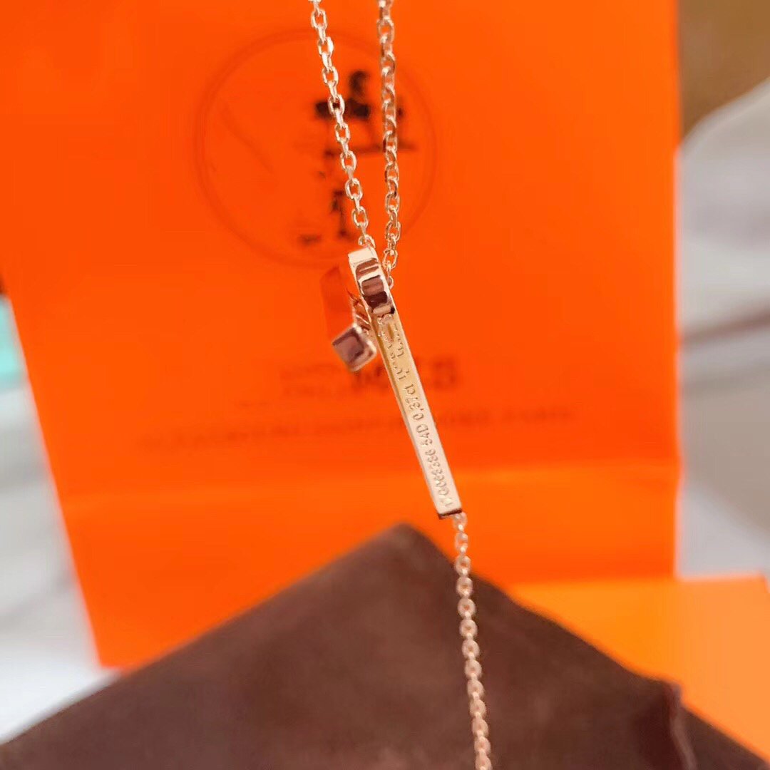 [Demi jewelry]HM NECKLACE PLATINUM ROSE GOLD DIAMOND