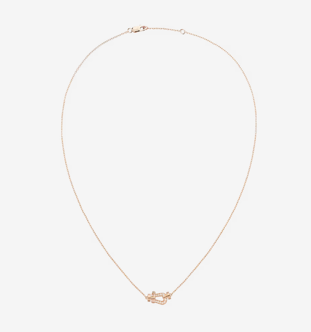[Demi jewelry]FORCE 10 DIAMOND PINK GOLD NECKLACE MINI MODEL