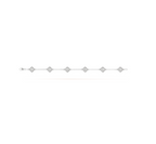 [Demi jewelry]CLOVER 6 MOTIF SILVER DIAMOND BRACELET