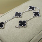 [Demi jewelry] CLOVER 5 MOTIF ONYXS BRACELET COLLECTION-new